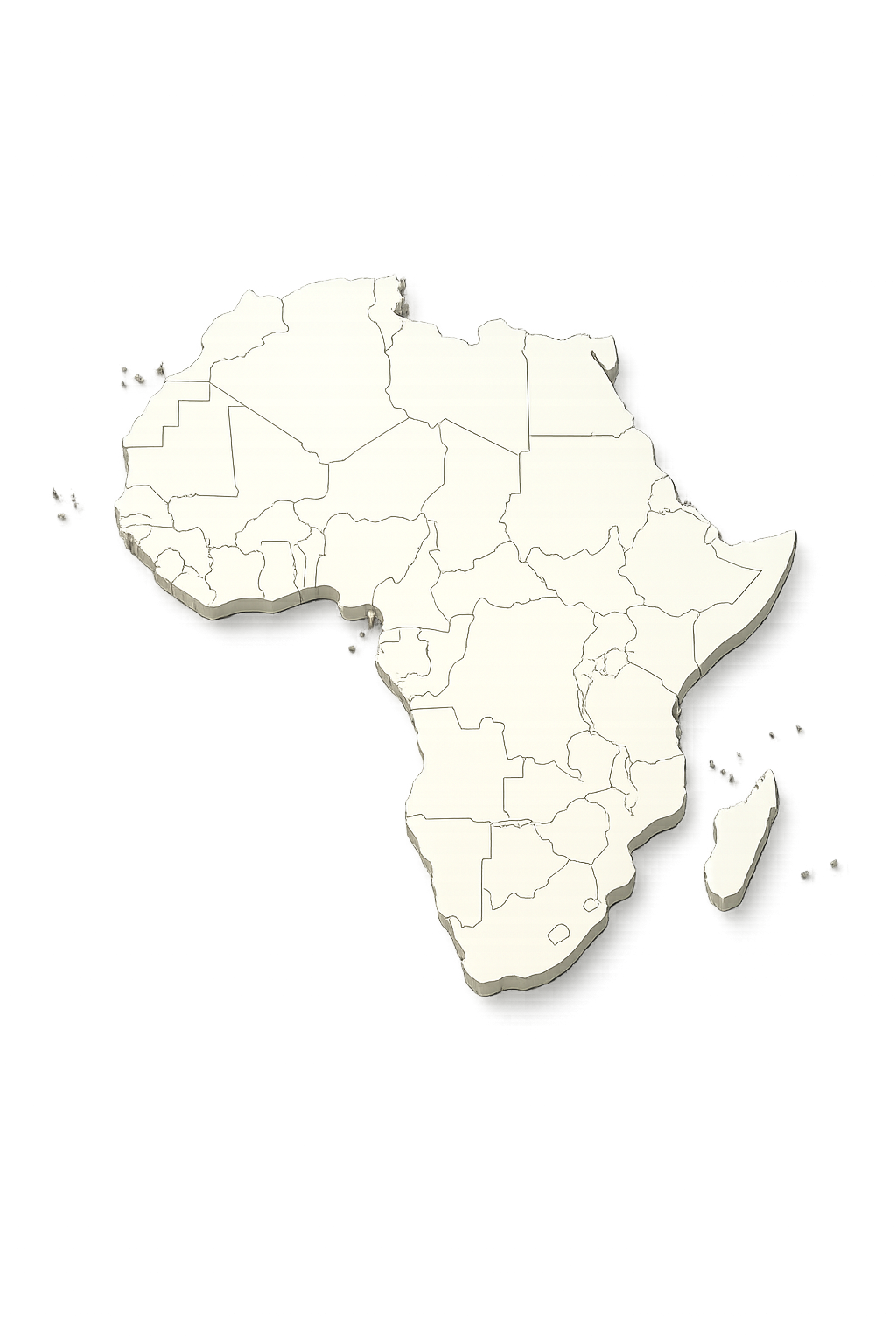 Carte de l'Afrique